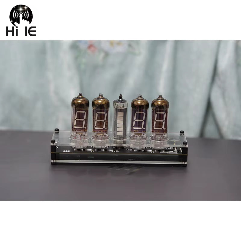 5-Bit VFD Clock Retro Fluorescent Tube Glow Clock Level Tube Motherboard Core Board Control Panel IV11 IV 11VFD Digital Clock