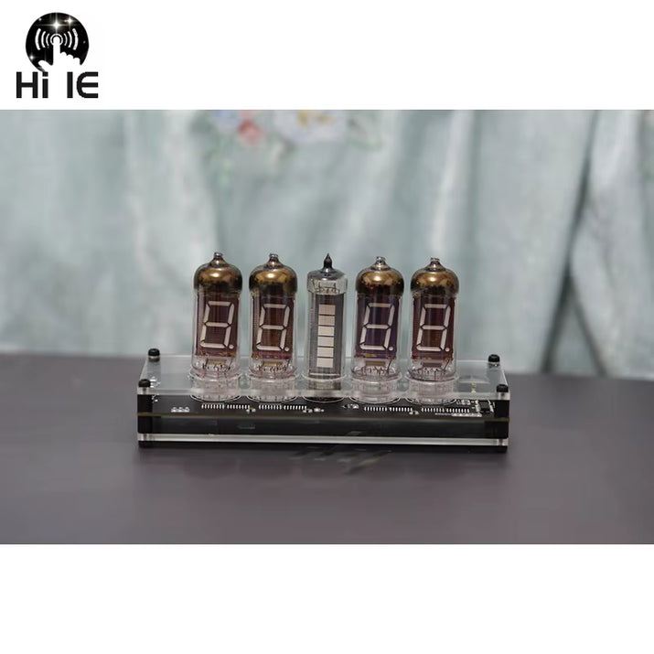 5-Bit VFD Clock Retro Fluorescent Tube Glow Clock Level Tube Motherboard Core Board Control Panel IV11 IV 11VFD Digital Clock