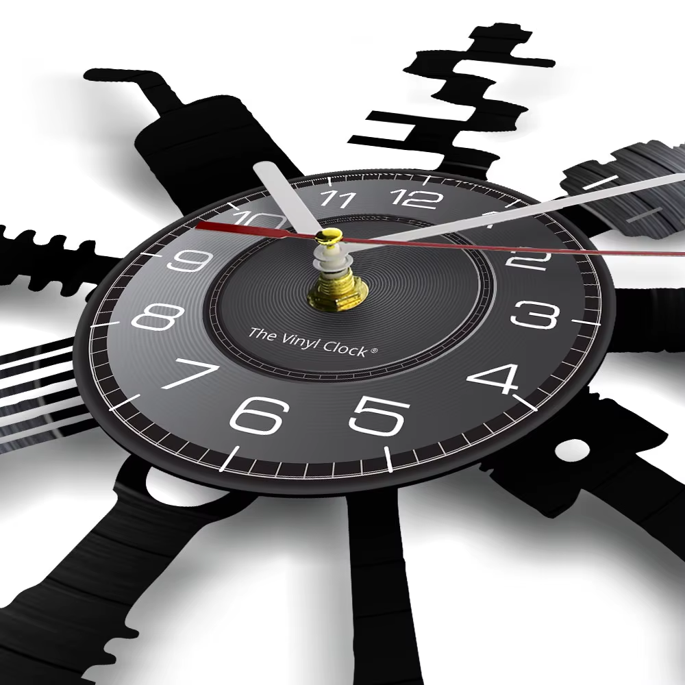 Auto Repair Shop Wall Sign Decorative Modern Wall Clock Car Mechanic Service Workshop Vinyl Record Clock Garage Repairman Gift