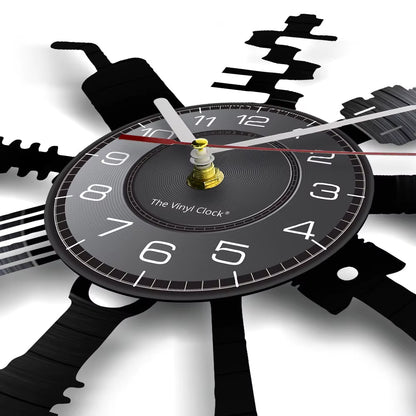 Auto Repair Shop Wall Sign Decorative Modern Wall Clock Car Mechanic Service Workshop Vinyl Record Clock Garage Repairman Gift