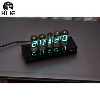 5-Bit VFD Clock Retro Fluorescent Tube Glow Clock Level Tube Motherboard Core Board Control Panel IV11 IV 11VFD Digital Clock