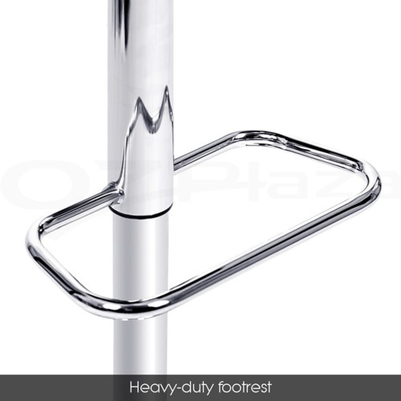 Artiss 2X Bar Stools Kitchen Dining Chairs Gas Lift Stool Leather Black