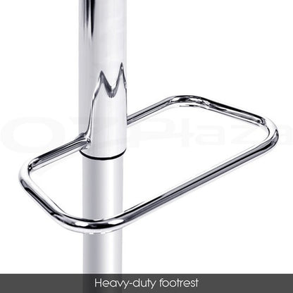 Artiss 2X Bar Stools Kitchen Dining Chairs Gas Lift Stool Leather Black