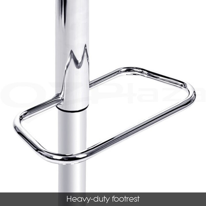 Artiss 2X Bar Stools Kitchen Dining Chairs Gas Lift Stool Leather Black