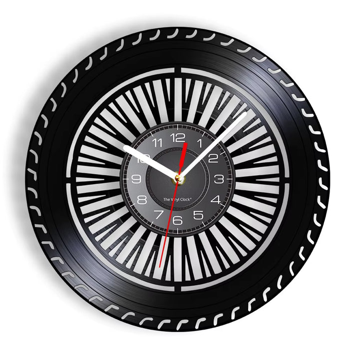 Auto Repair Shop Wall Sign Decorative Modern Wall Clock Car Mechanic Service Workshop Vinyl Record Clock Garage Repairman Gift