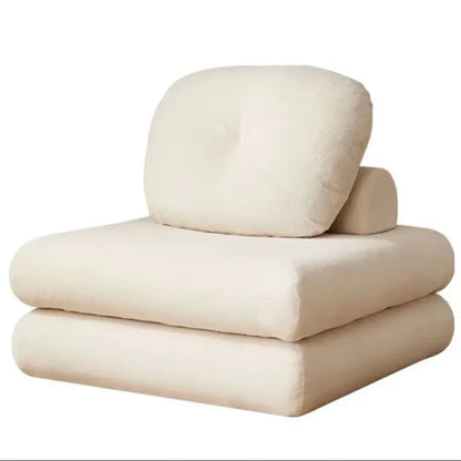 Foldable Living Room Sofa Bed Comfortable Single Sofas Folding Lazy Relax Pliable Sofa Multifunctional Pull Out Convertible Beds