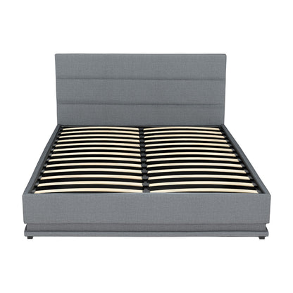 Artiss Bed Frame Queen Double King Single RGB LED Gas Lift Base Storage LUMI