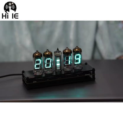 5-Bit VFD Clock Retro Fluorescent Tube Glow Clock Level Tube Motherboard Core Board Control Panel IV11 IV 11VFD Digital Clock