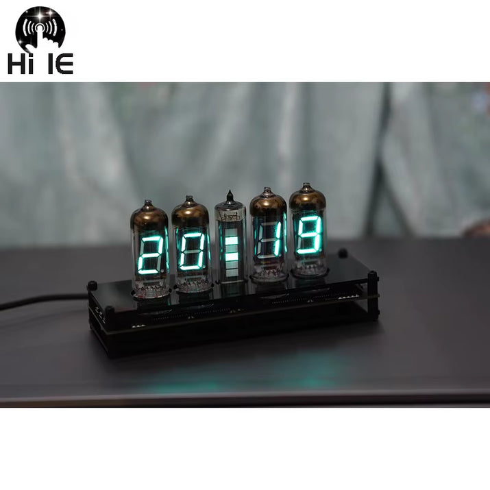 5-Bit VFD Clock Retro Fluorescent Tube Glow Clock Level Tube Motherboard Core Board Control Panel IV11 IV 11VFD Digital Clock