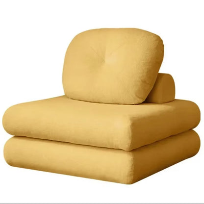 Foldable Living Room Sofa Bed Comfortable Single Sofas Folding Lazy Relax Pliable Sofa Multifunctional Pull Out Convertible Beds