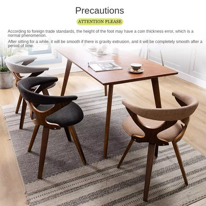 Solid Wood Dining Chair Office Chair Rotatable Nordic Modern Home Living Room Chair Furniture Home JY1821 Sillas Para Comedor