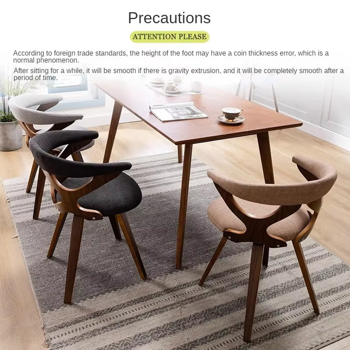 Solid Wood Dining Chair Office Chair Rotatable Nordic Modern Home Living Room Chair Furniture Home JY1821 Sillas Para Comedor